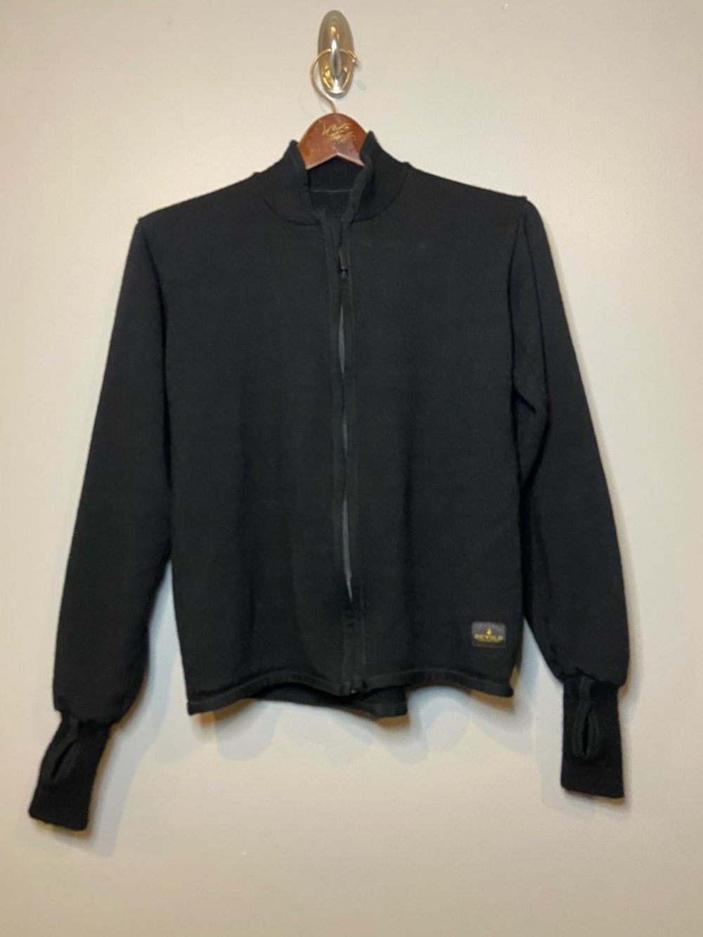 Devold Mens Protection Thermal Jacket Pure New Wool in Black Size Small